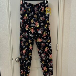 SpongeBob SquarePants Kids Black and Pink pijama pants